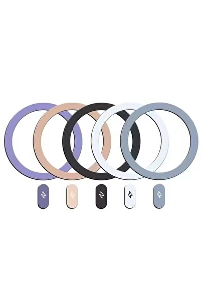 Choice 5 Mixed 1/5PCS Magnetic Sticker Metal Ring for Magsafe Wireless Chargi...