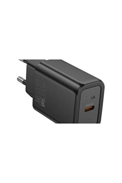 Hoco Φορτιστής Τηλεφώνου USB-C QC PD 20W N60 Μαύρο