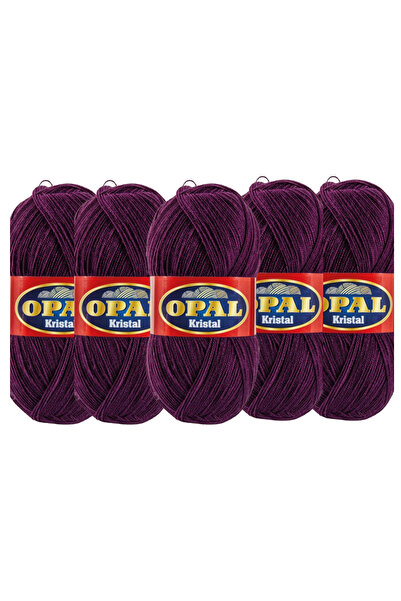 OPAL Кристална фиброва прежда, комплект от 5 броя, 100 гр, 450 м – Фибър за б...