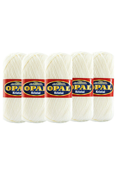 OPAL Kristal Fiber Yarn 5-Pack 100 Gr 450 Mt – Bath Fiber, Scrubbing Cloth an...