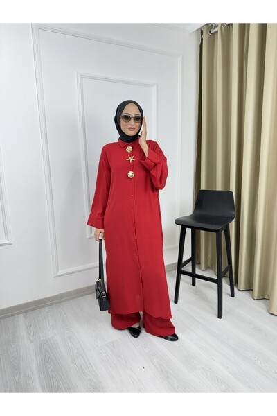 Sovel 9090 Long Tunic and Trousers Double Set