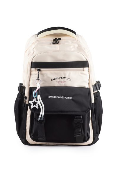 İMAKS Premium Imported Waterproof Fabric Multi-Compartment School, Sports, Tr...