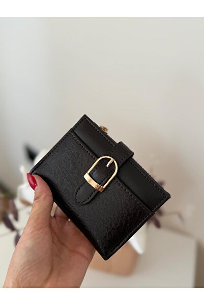lalettobags Women's Gold Buckle Detailed Wallet