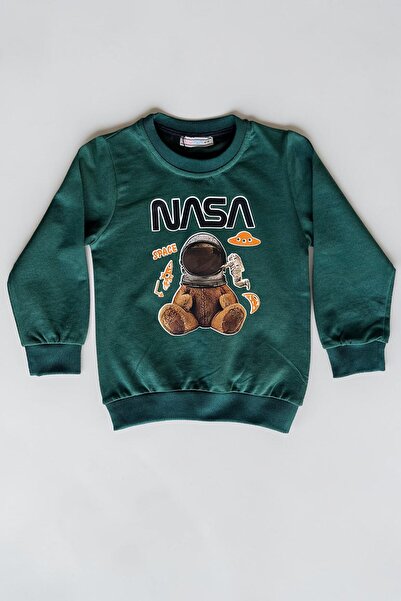Minik Motion Set of 3 Children's Printed 2-Thread Combed Cotton Sweatshirts