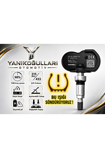 MERCEDES LASTİK BASINÇ SENSÖRÜ HER MODELİNE UYUMLUDUR