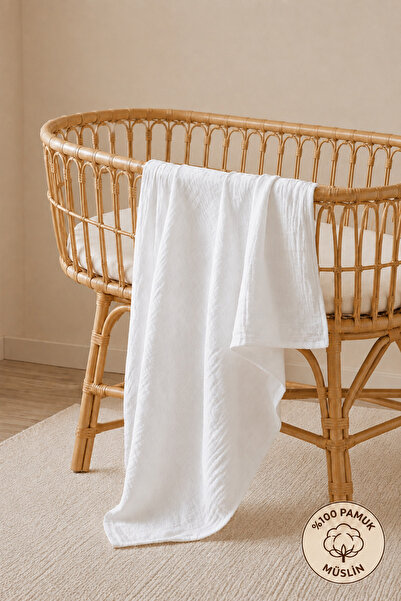 Hig Store Double Layer 100% Organic Cotton Baby Newborn Multi-Purpose Muslin ...