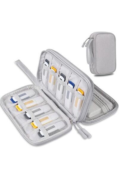 Lacdo USB Flash Drive Case Thumb Drive Holder Case Organizer Portable Electro...