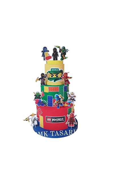 Bmk Parti Tasarım Ninja Lego Maket Pasta