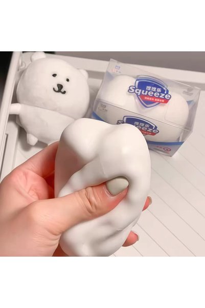 Generic Brand Soap Shaped Squeeze Stress Relief Toy, Slow Rising Squishy Fidget Toy, Soft Squishies Sensory Toy for Anxiety Relief, Decompression Toy for Kids Adults