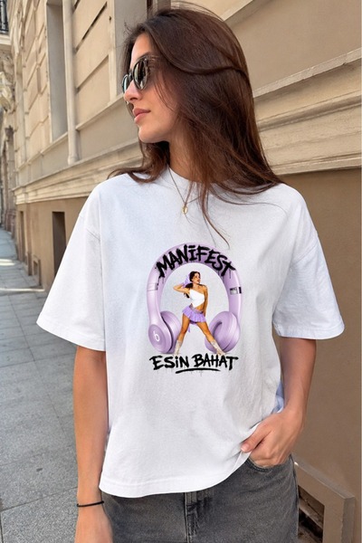 MANİFEST ÖZEL KULAKLIK TASARIM T-SHIRT ESİN