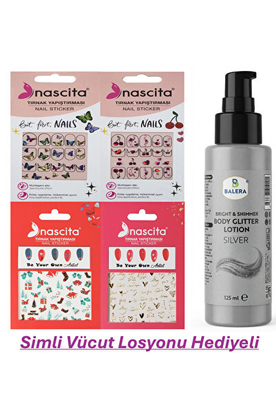 nascita 4’lü Tırnak Sticker Seti - 14