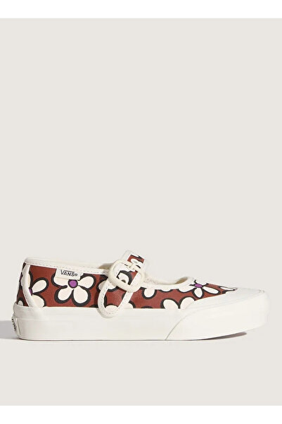 Vans Beyaz - Kahverengi Kız Çocuk Yürüyüş Ayakkabısı VN000CYKFSB1-Mary Jane