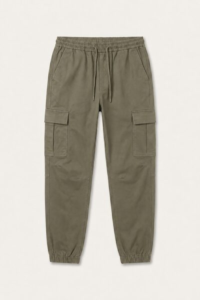 DeFacto Regular Fit Belted Lace-Up Cargo Pocket Jogger Pants F4681Ax26Au