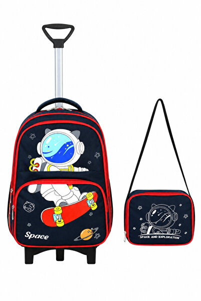 YOUOY Astronaut Wheeled School Bag Set Orthopedic Backpack - Water-Resistant ...