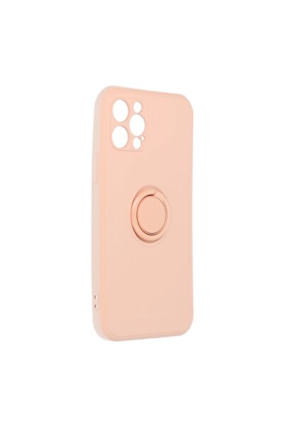 Roar Korea Roar Amber Θήκη Σιλικόνης με Βάση Στήριξης Ροζ (iPhone 12 Pro)