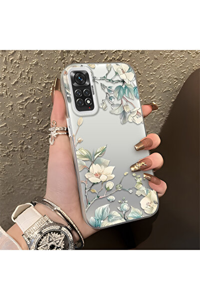 CASEVIBE Redmi Note 11/Note 11S Uyumlu Darbeye Dayanıklı Dayanıklı Çiçek Dese...