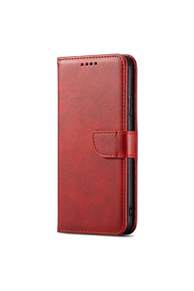 OEM Θήκη Πορτοφόλι Marva με Βάση Στήριξης Κόκκινο (Xiaomi 14T)