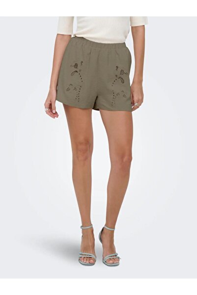 ONLY Onlevalou Mette Embroidery Shorts Wvn 15371120 Women's Embroidered Patte...