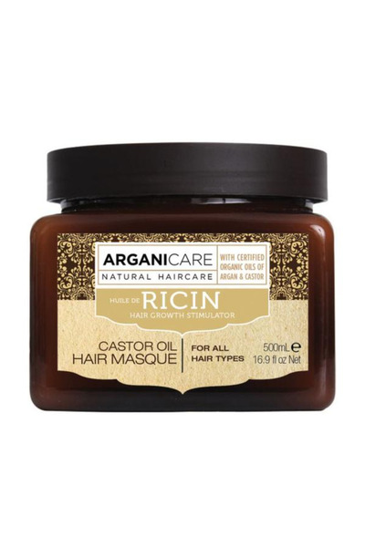 Arganicare Masca Reparatoare cu Ulei de Ricin pentru Toate Tipurile de Par - ...