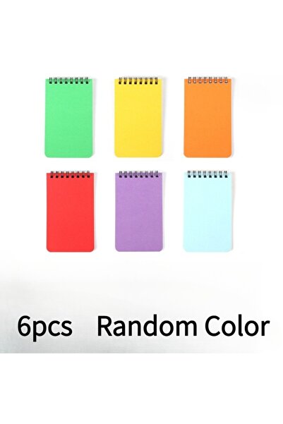 Generic Brand 6 small pocket spiral memo pads, small memo pads that can be us...