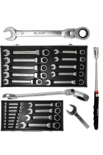 BLACK CHEI IMBLOCĂTOARE CU CAP PLAT, CU CĂTUȘ, DEȘURUBĂBILE, 6-32mm, SET MARE...