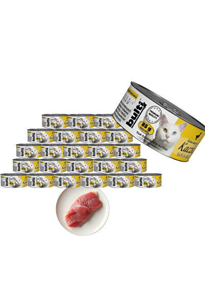 Bulti Hrană umedă completă pentru pisici, bogată în rață, conservă 24x85g