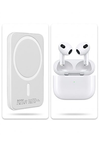 Ath Σετ Ασύρματο Powerbank 5000mAh MagSafe 10W & Ασύρματα Ακουστικά Bluetooth...