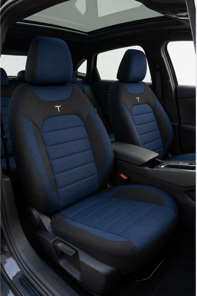 NEW DECO Tofaş Doğan SLX Uyumlu Premium Keten Oto Koltuk Kılıfı Airbag Uyumlu...
