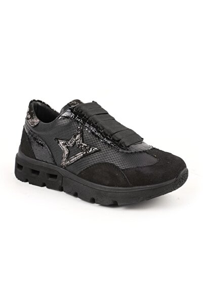 Mammamia Women's Casual Shoes Genuine Leather Star Figured Laser Cut Flexible...