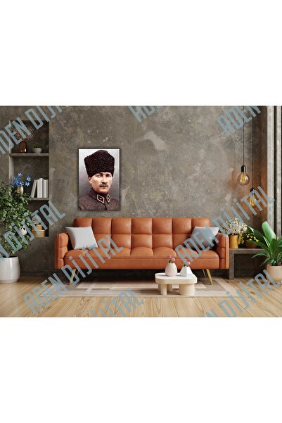 Aden TABLOU DIGITAL DECORATIV PE PÂNZĂ CU MUSTAFA KEMAL ATATURK