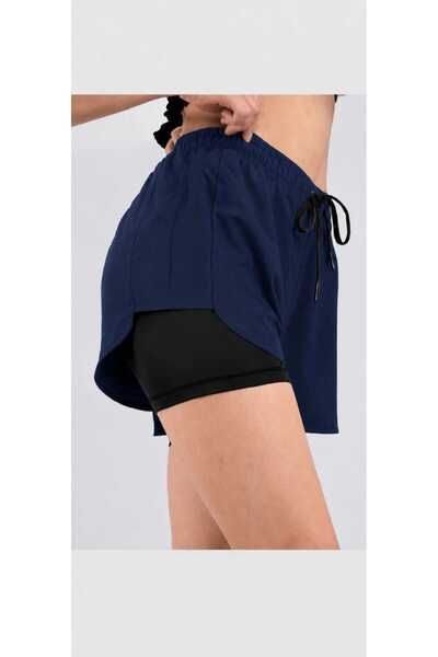 Award Fashion Women's Quick Dry Two Layered Leggings with Pocket Detail Sport...