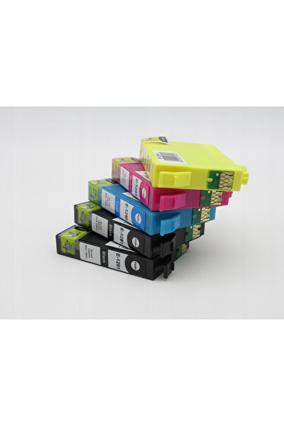 NO BRAND 5x Cerneală pentru Epson WF-3520DWF WF-3530DTWF KIT COMPLET