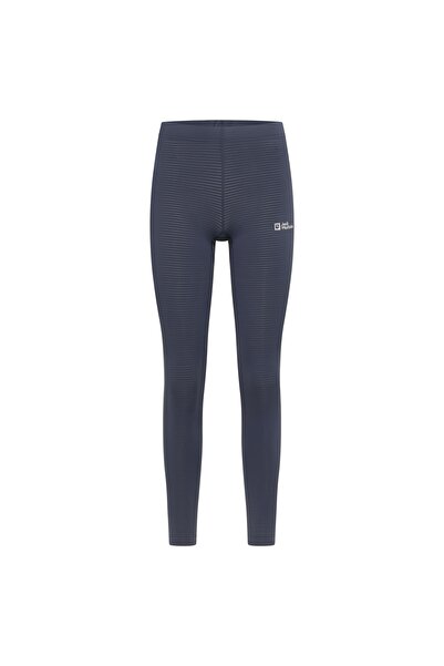 Jack Wolfskin Pantaloni termici de damă, căldură infinită, grafit, XS