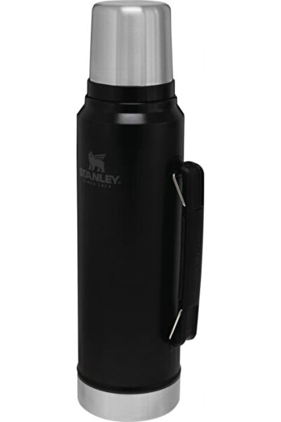 NO BRAND Termos Stanley CLASSIC 1L NEGRU cu izolație în vid, menține 24h, leg...