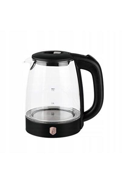 Berlinger Haus Fierbător electric pentru cafea și ceai 1,7L 2200W Negru Rose ...