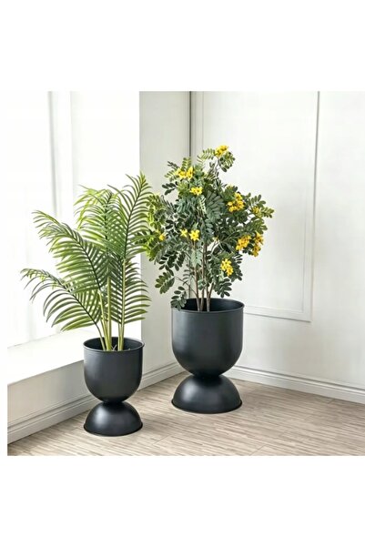 NO BRAND Ghiveci din plastic AG285-1 39CM NEGRU, husă pentru ghiveci, decoraț...