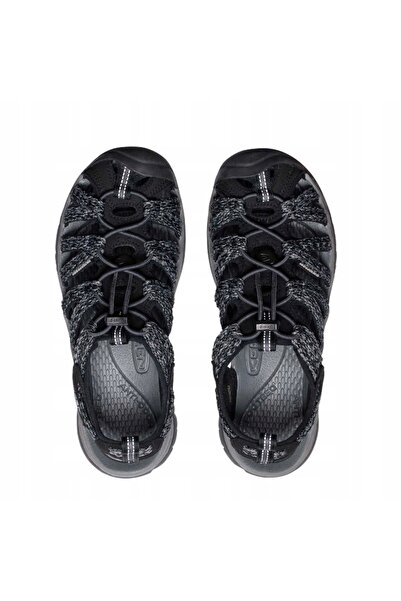Keen Sandale de damă Whisper negru/gri oțel 37.5 EU
