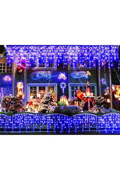 NO BRAND SOPLE 500 LED-uri, LĂMPI DE EXTERIOR, PERDEA + LUMINI INTERMITENTE, ...