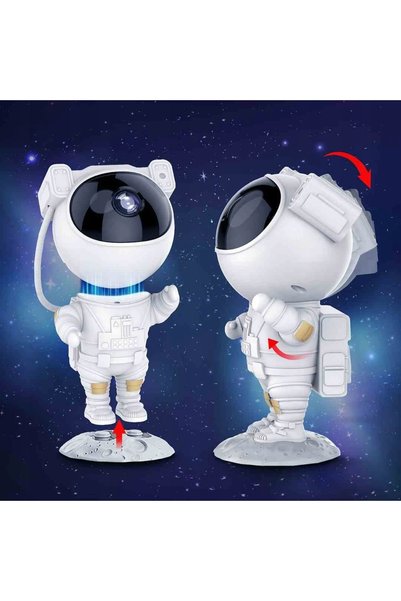 NO BRAND Proiector LED „Astronaut” pentru stele și cer