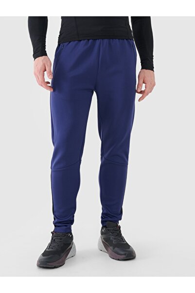 4F Pantaloni de trening din bumbac pentru bărbați 4FWSS25TFTRM0836 ALBASTRU M...