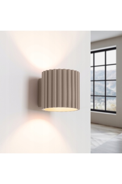 Sollux Lighting Aplicație de perete cu efect de undă AURA G9 taupe SL.1816 SO...