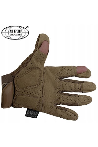 NO BRAND Mănuși tactice militare ACTION MFH de protecție, culoare Coyote S