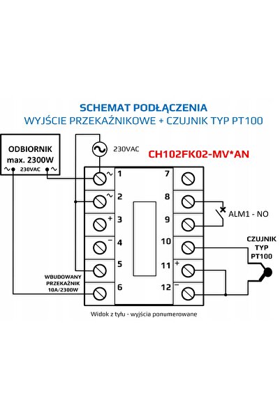 NO BRAND REGULATOR DE TEMPERATURĂ CONTROLER REX C100 CH102 IEȘIRE SSR + RELEU...