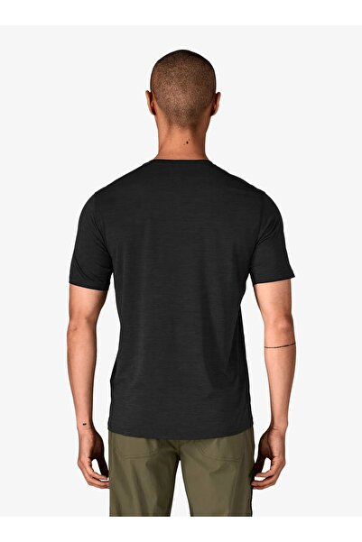 Patagonia Tricou Cap Cool Ultra cu uscare rapidă - negru/gri x-dye S