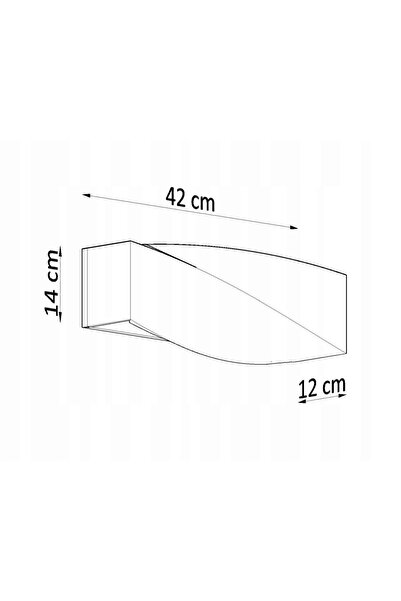 NO BRAND Aplică de perete ceramică Sollux Lighting SL.0003