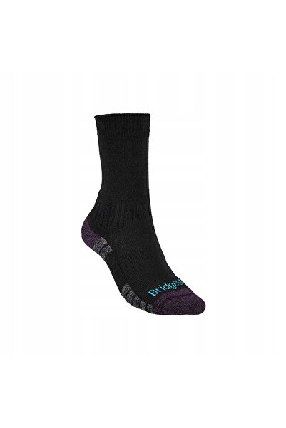 NO BRAND Șosete de trekking Bridgedale Hike Lt Merino P Boot - negru/mov 35-37