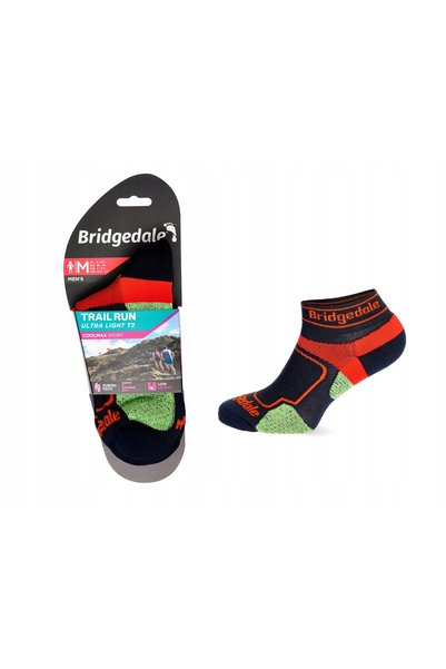 NO BRAND Șosete de alergare Bridgedale Ultra Lt T2 Coolmax Sport Low – albast...