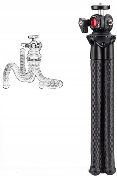 NO BRAND Suport trepied pentru telefon, smartphone, cameră, selfie stick, ada...