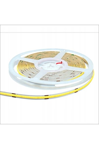 NO BRAND Bandă LED COB 24V 8W/m, 5m, culoare alb rece 6500K - UQS-COB-8W-W-WP...
