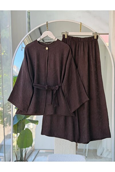 MODA VEDAT Žensko odijelo sa pantalonama na jedno dugme -0650